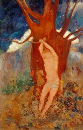 Heiliger Sebastian | Odilon Redon | Gemälde Reproduktion