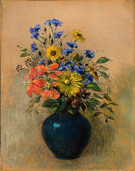 Wildflowers, c.1905 | Odilon Redon | Giclée Canvas Print