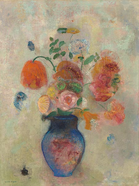 Large Vase with Flowers, c.1912 | Odilon Redon