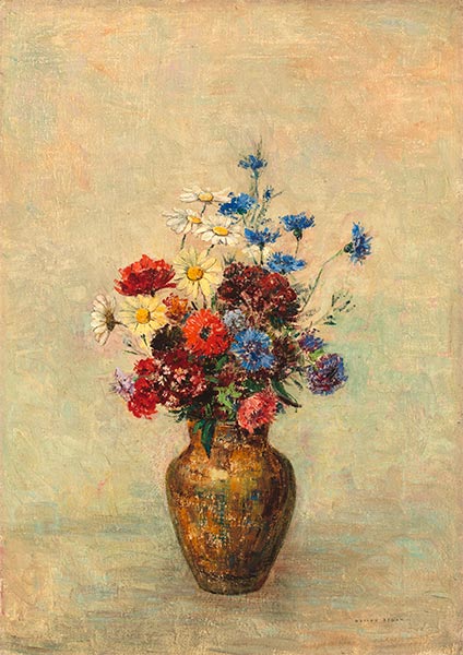 Flowers in a Vase, c.1910 | Odilon Redon | Giclée Canvas Print