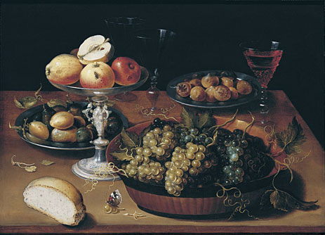 Still Life with Grapes, Apples, and Nuts, n.d. | Osias Beert
