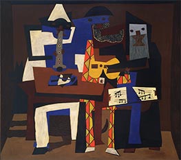 Three Musicians, 1921 by Picasso | Canvas Print