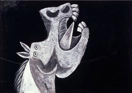Horse's Head (Cabeza de caballo), 1937 von Picasso | Leinwand Kunstdruck