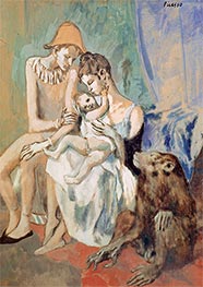 Family of Acrobats with a Monkey, 1905 by Picasso | Art Print