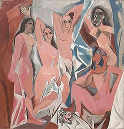 Les Demoiselles d’Avignon, 1907 von Picasso | Leinwand Kunstdruck
