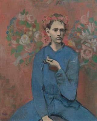 Boy with a Pipe (Garcon a la Pipe) • Picasso • Canvas Print