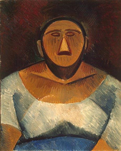 Farm Woman (Half-Length), 1908 | Picasso | Giclée Canvas Print