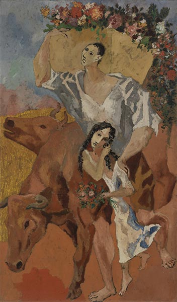 Picasso | Composition: The Peasants, 1906 | Giclée Canvas Print