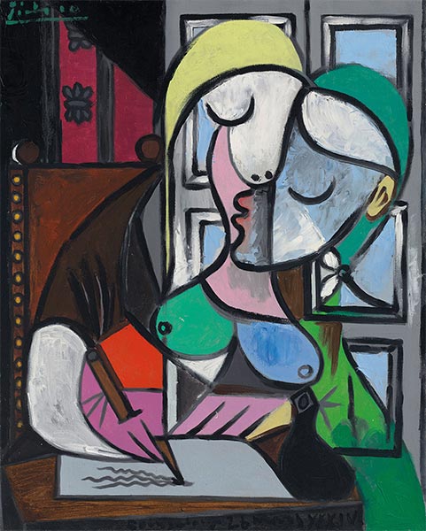 Picasso | Writing Woman (Marie-Therese), 1934 | Giclée Canvas Print