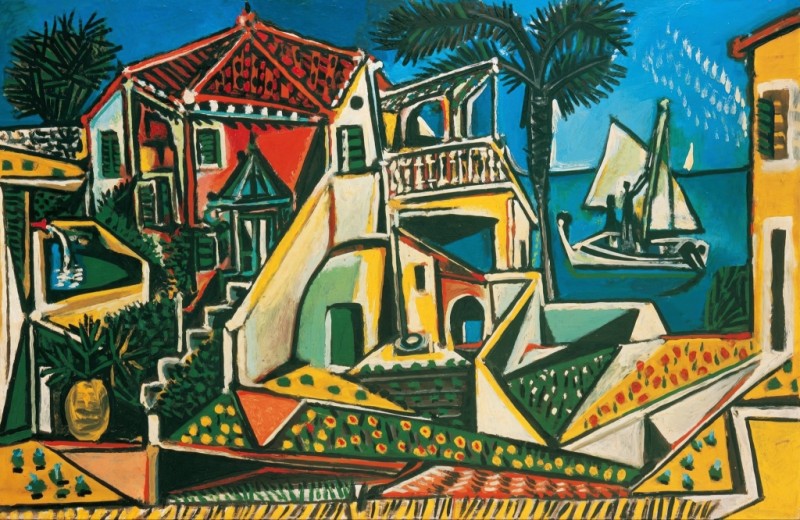 Mediterranean Landscape, 1952 | Picasso | Giclée Canvas Print
