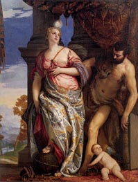 Allegory of Wisdom and Strength, c.1580 by Veronese | Canvas Print
