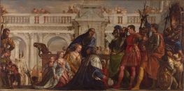 Die Familie des Darius vor Alexander, c.1565/67 von Veronese | Leinwand Kunstdruck