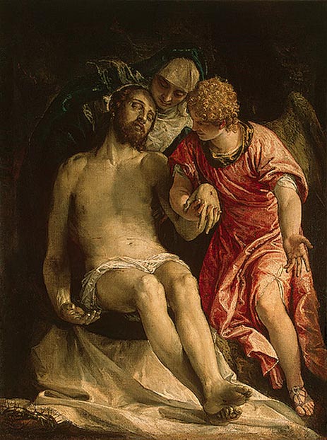 The Lamentation (Pieta), c.1576/82 | Veronese | Giclée Leinwand Kunstdruck