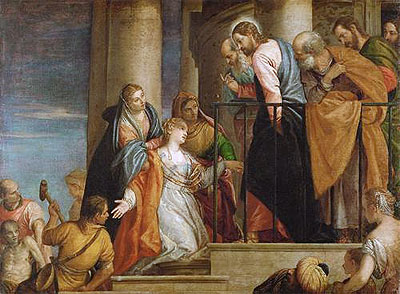 Raising of the Widow's Son of Nain, c.1565/70 | Veronese | Giclée Canvas Print