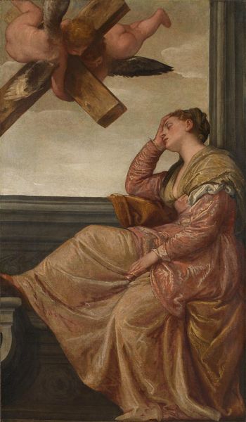 Veronese | Der Traum von Sankt Helena, c.1570 | Giclée Leinwand Kunstdruck