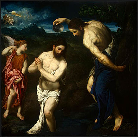 Die Taufe Christi, c.1535/40 | Paris Bordone
