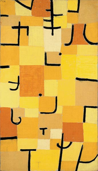 Schilder In gelb, 1937 | Paul Klee | Giclée Leinwand Kunstdruck