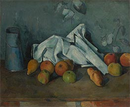 Milchkanne und Äpfel | Cezanne | Gemälde Reproduktion