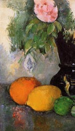 Cezanne | Flowers and Fruit | Giclée Canvas Print