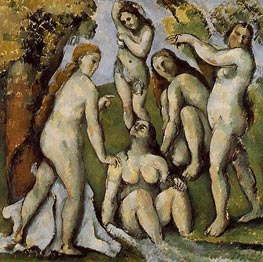 Five Bathers | Cezanne | Gemälde Reproduktion