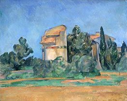The Pigeon Tower at Bellevue | Cezanne | Painting Reproduction