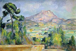 Der Mont Sainte-Victoire | Cezanne | Gemälde Reproduktion