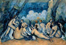 Bathers (Les Grandes Baigneuses), c.1894/05 by Cezanne | Canvas Print