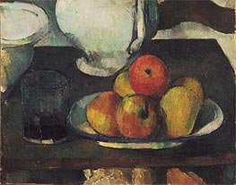 Cezanne | Still Life with Apples and a Glass of Wine | Giclée Canvas Print
