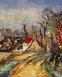Cezanne | The Turn in the Road at Auvers | Giclée Canvas Print