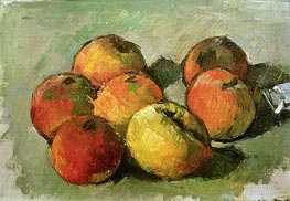 Cezanne | Still Life with Apples and a Tube of Paint | Giclée Canvas Print