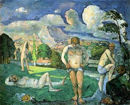 Bathers at Rest, c.1875/76 by Cezanne | Canvas Print