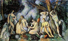 Nudes in Landscape | Cezanne | Gemälde Reproduktion