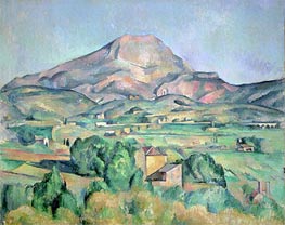 Cezanne | Montagne Sainte-Victoire, undated | Giclée Canvas Print