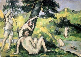 The Bathing Place, n.d. by Cezanne | Canvas Print