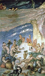 The Orgy, c.1866/68 von Cezanne | Leinwand Kunstdruck