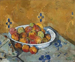 Cezanne | The Plate of Apples | Giclée Canvas Print