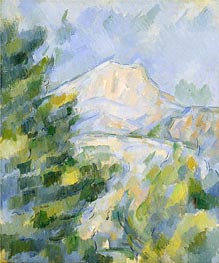 Mont Sainte-Victoire, c.1904/06 von Cezanne | Leinwand Kunstdruck