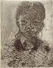 Cezanne | Tete de Femme | Giclée Canvas Print