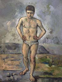 Cezanne | The Bather, c.1885 | Giclée Canvas Print