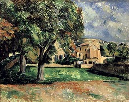 Cezanne | Trees in a Park, Jas de Bouffan, c.1885/87 | Giclée Canvas Print