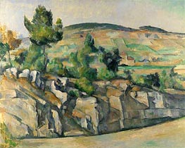 Cezanne | Hillside in Provence, c.1890/92 | Giclée Canvas Print