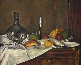 Still Life with a Dessert, c.1877/79 von Cezanne | Leinwand Kunstdruck