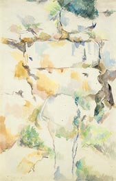 Rocks near Caves above Chateau Noir | Cezanne | Painting Reproduction