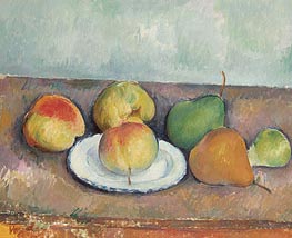 Still Life with Apples and Pears, c.1888/90 | Cezanne