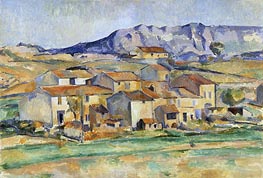 Hamlet at Payannet near Gardanne | Cezanne | Painting Reproduction