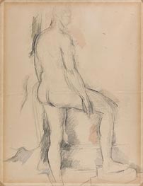 Study of a Nude Figure | Cezanne | Painting Reproduction