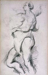 Allegorical Figure of Health, c.1882/90 von Cezanne | Papier-Kunstdruck