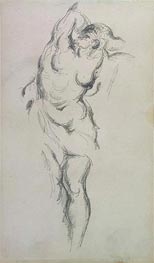 Allegorical Figure of War, c.1885/90 von Cezanne | Papier-Kunstdruck