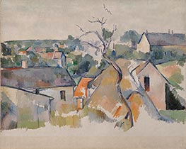 Die Dächer, c.1898 von Cezanne | Leinwand Kunstdruck