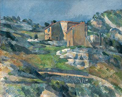 Cezanne | Houses in Provence the Riaux Valley near L'Estaque, c.1880 | Giclée Canvas Print